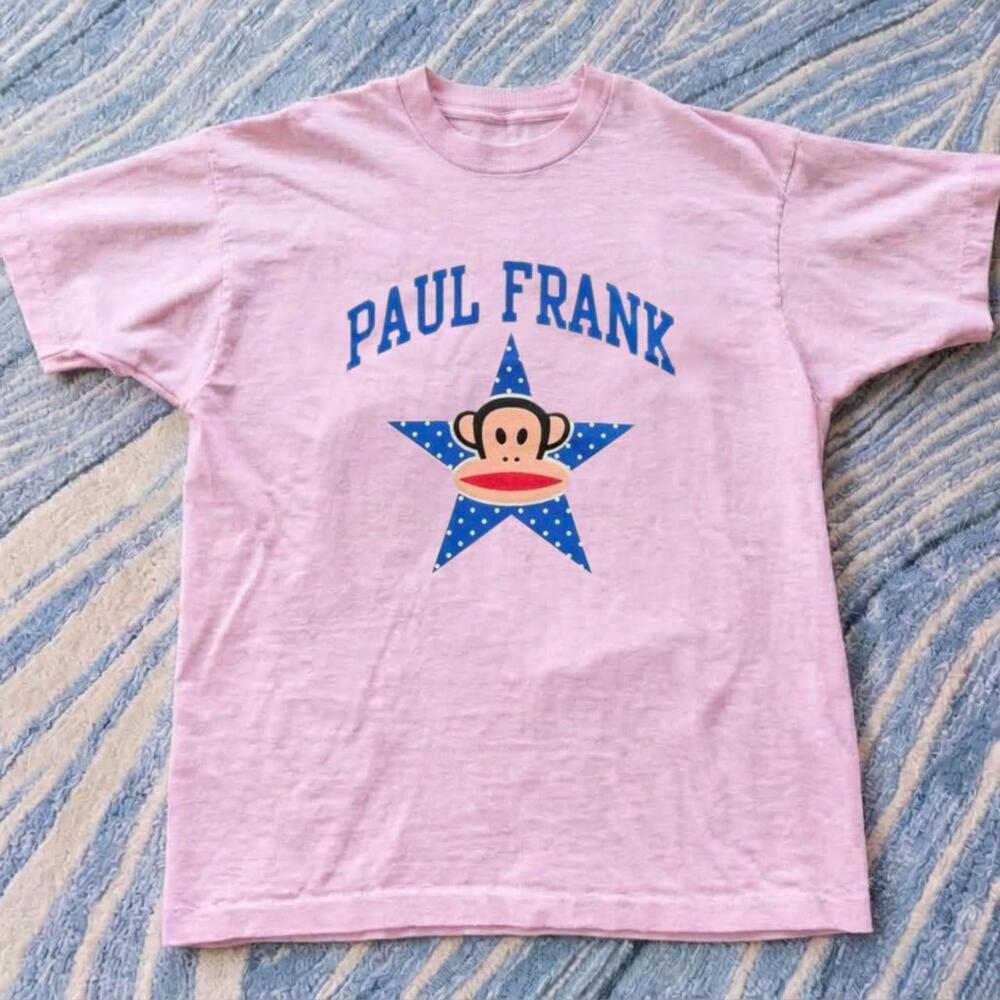 Paul Frank Julius Monkey Star Pink Graphic T-shirt